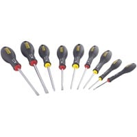 Stanley Set di cacciaviti FatMax, 10 pezzi, Cacciavite Nero