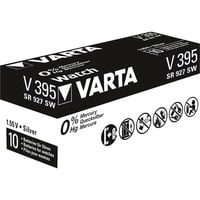 VARTA SR927 SW/SR57 SW/V395 1BL Batteria monouso Ossido d'argento (S) argento, Batteria monouso, SR57, Ossido d'argento (S), 1,55 V, 1 pz, 42 mAh