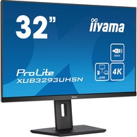 iiyama ProLite XUB3293UHSN-B5 Monitor PC 80 cm (31.5") 3840 x 2160 Pixel 4K Ultra HD LCD Nero, Monitor LED Nero, 80 cm (31.5"), 3840 x 2160 Pixel, 4K Ultra HD, LCD, 4 ms, Nero