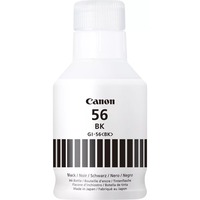 Canon Flacone d'inchiostro GI-56BK, Nero Nero, Originale, Nero, Canon, MAXIFY GX6050, GX7050, 6000 pagine, Ad inchiostro