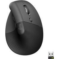 Logitech Lift Mouse Ergonomico Verticale, Senza Fili, Ricevitore Bluetooth o Logi Bolt USB, Clic Silenziosi, 4 Tasti, Compatibile con Windows / macOS / iPadOS, Laptop, PC. Grafite grafite/Nero, Senza Fili, Ricevitore Bluetooth o Logi Bolt USB, Clic Silenziosi, 4 Tasti, Compatibile con Windows / macOS / iPadOS, Laptop, PC. Grafite, Mano destra, Design verticale, Ottico, RF senza fili + Bluetooth, 4000 DPI, Grafite
