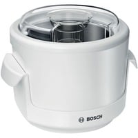 Bosch MUZS2EB macchina per gelato 0,55 L Bianco, Gelatiera bianco, 0,55 L, 1 ciotole, Bianco, 30 min, 180 mm, 180 mm