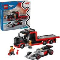 LEGO City F1 Truck con Audi F1 auto da corsa, Giochi di costruzione 