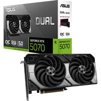 ASUS Dual -RTX5070-O12G NVIDIA GeForce RTX 5070 12 GB GDDR7, Scheda grafica GeForce RTX 5070, 12 GB, GDDR7, 192 bit, 7680 x 4320 Pixel, PCI Express 5.0