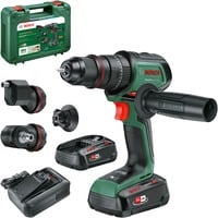 Bosch Trapano avvitatore a percussione a batteria AdvancedImpact 18V-80 QuickSnap verde