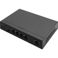 Digitus 4+1 porte Gigabit PoE, Interruttore Nero