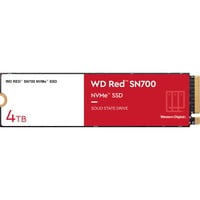 WD WD Red SN700 M.2 4000 GB PCI Express 3.0 NVMe, Disco a stato solido 4000 GB, M.2, 3400 MB/s, 8 Gbit/s