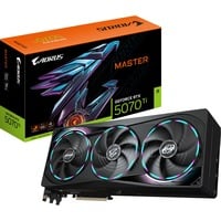 GIGABYTE AORUS GeForce RTX 5070 Ti MASTER 16G Scheda Grafica - 16GB GDDR7, 256 bit, PCI-E 5.0, 2670 MHz Core Clock, 3 x DP 2.1a, 1 x HDMI 2.1b, NVIDIA DLSS 4, GV-N507TAORUS M-16GD 256 bit, PCI-E 5.0, 2670 MHz Core Clock, 3 x DP 2.1a, 1 x HDMI 2.1b, NVIDIA DLSS 4, GV-N507TAORUS M-16GD, GeForce RTX 5070 Ti, 16 GB, GDDR7, 256 bit, 7680 x 4320 Pixel, PCI Express x16 5.0