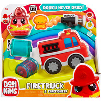 MGA Entertainment DohKins Firetruck & Firefighter Set da gioco in argilla da modellare 192 g Multicolore, Impastare Set da gioco in argilla da modellare, Multicolore, Bambino, Bambino/Bambina, 3 anno/i, 99 anno/i