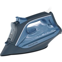 Rowenta Express Steam, Ferro da stiro grigio scuro/Blu, Ferro da stiro a secco e a vapore, Piastra Microsteam 300 Laser, 2 m, 160 g/min, Blu, 40 g/min