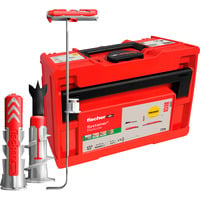 fischer Tasselli DuoLine Tanos-Box M173, Tassello grigio chiaro/Rosso