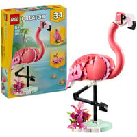 LEGO Creator 3in1 31170 Animali Selvatici: Fenicottero Rosa Giocattolo, Si Trasforma in Cacatua o in Axolotl, Idea Regalo 8+, Giochi di costruzione Si Trasforma in Cacatua o in Axolotl, Idea Regalo 8+, Set da costruzione, 8 anno/i, Plastica, 288 pz, 420 g
