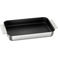 Neff Z9401FF0 teglia da forno Rettangolare Metallo, Padella accaio/Nero, Rettangolare, Metallo, Acciaio inox
