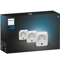 Philips Hue HUE Smart plug EU (tipo F), Presa commutata bianco, Philips HUE Smart plug EU (tipo F), Bianco, IP20, II, 0 - 35 °C, 5 - 95%, 51 mm