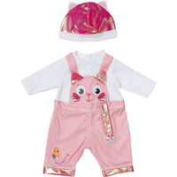 ZAPF Creation BABY born Onesie with Hat 43cm, Accessori della bambola BABY born Onesie with Hat 43cm, Set di vestiti per bambola, 3 anno/i