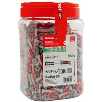 fischer Tassello DUOPOWER 6x30 BigBox grigio chiaro/Rosso