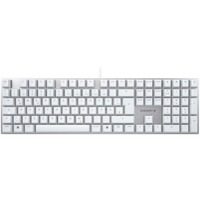 CHERRY KC 200 MX tastiera Universale USB QWERTZ Tedesco Argento, Bianco bianco/Argento, Full-size (100%), Cablato, USB, Interruttore a chiave meccanica, QWERTZ, Argento, Bianco