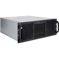 Inter-Tech 4U 40248 Supporto Nero, Grigio, Server case Nero, Supporto, Server, Nero, Grigio, ATX, micro ATX, Mini-ATX, Mini-ITX, SSI CEB, Acciaio, Allarme, HDD, Rete, Potenza