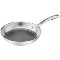 Tefal E49706 Acciaio inox, Padella accaio, Acciaio inox, Acciaio inox, Acciaio inox, Ceramica, Gas, Alogena, Induzione, Piastra sigillata, Cina, 28 cm