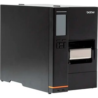 Brother TJ4422TN stampante per etichette (CD) Linea termica 203 x 203 DPI Cablato Collegamento ethernet LAN Nero, Linea termica, 203 x 203 DPI, Cablato, Nero
