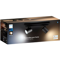 Philips Hue White Ambiance Runner Doppio Spot, Luce LED Nero