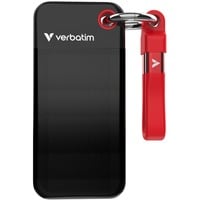 Verbatim Pocket SSD 1 TB USB tipo-C 3.2 Gen 2 (3.1 Gen 2) Nero, Rosso, Disco a stato solido Nero/Rosso, 1 TB, USB tipo-C, 3.2 Gen 2 (3.1 Gen 2), 1000 MB/s, 10 Gbit/s, Nero, Rosso