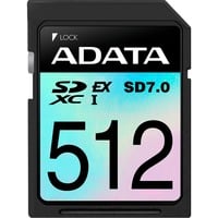 ADATA Premier Extreme 512 GB SDXC UHS-I Classe 10, Scheda di memoria Nero, 512 GB, SDXC, Classe 10, UHS-I, 800 MB/s, 700 MB/s