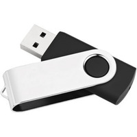 MediaRange USB 2.0 16 GB, Chiavetta USB Nero/Argento