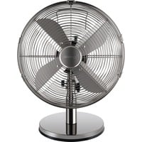 Steba VT T6 Acciaio inossidabile, Ventilatore canna di fucile, Ventilatore domestico con pale, Acciaio inossidabile, Pavimento, Tavolo, Metallo, 54 dB, 3,4 m