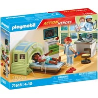 PLAYMOBIL Action Heroes Risonanza Magnetica con Paziente, Giochi di costruzione 