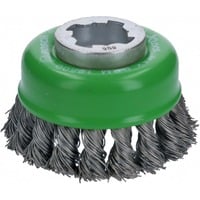 Bosch Spazzola a tazza PRO acciaio inossidabile heavy X-Lock, Ø 75mm, intrecciata, Pennello 