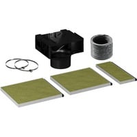 Neff Z51BII1X6 accessorio per cappa Filtro per cappa aspirante, Set di conversione Filtro per cappa aspirante, Nero, Verde, Grigio, Neff, 466 mm, 380 mm, 690 mm