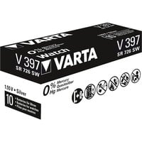 VARTA SR726 SW/SR59 SW/V397 1BL Batteria monouso Ossido d'argento (S) argento, Batteria monouso, SR59, Ossido d'argento (S), 1,55 V, 1 pz, 30 mAh