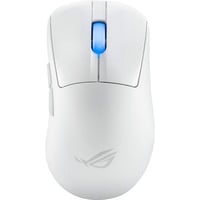 ASUS ROG Keris II Ace Wireless AimPoint White mouse Gaming Mano destra RF Wireless + Bluetooth + USB Type-A Ottico 42000 DPI, Mouse da gioco bianco, Mano destra, Ottico, RF Wireless + Bluetooth + USB Type-A, 42000 DPI, Bianco