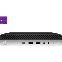 HP Elitedesk 800 G4 ricondizionato, PC completo argento/Nero