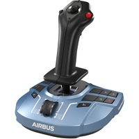 Thrustmaster TCA Sidestick X Airbus Edition Nero, Blu USB Flightstick Analogico/Digitale PC, Xbox Series S, Xbox Series X, Joystick Nero, Flightstick, PC, Xbox Series S, Xbox Series X, Pulsante Menu, Pulsante Condividi, Analogico/Digitale, Cablato, USB