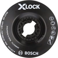 Bosch 2 608 601 711 accessorio per smerigliatrice Platorello, Platorello per levigatrice Platorello, 11,5 cm, Bosch, Nero, 13300 Giri/min, Plastica