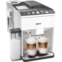 Siemens EQ.500 TQ507R02 macchina per caffè Automatica Macchina per espresso 1,7 L, Macchina automatica bianco/in acciaio inox, Macchina per espresso, 1,7 L, Chicchi di caffè, Macinatore integrato, 1500 W, Acciaio inox, Bianco