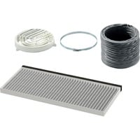 Siemens LZ11ITI14 accessorio per cappa Kit di riciclaggio della cappa da cucina, Set di conversione Kit di riciclaggio della cappa da cucina, Grigio, Siemens, 300 g, 220 mm, 535 mm