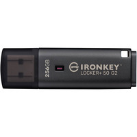 Kingston IronKey Locker+ 50 G2 256 GB, Chiavetta USB antracite
