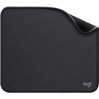 Logitech Mouse Pad Studio Series Grafite, Tappetino per mouse Nero, Grafite, Monocromatico, Nylon, Poliestere, Gomma, Barra appoggiaferro antiscivolo