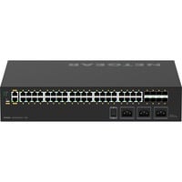 Netgear GSM4248UX Gestito L2/L3 Gigabit Ethernet (10/100/1000) Supporto Power over Ethernet (PoE) 2U Nero, Interruttore Nero, Gestito, L2/L3, Gigabit Ethernet (10/100/1000), Supporto Power over Ethernet (PoE), Montaggio rack, 2U