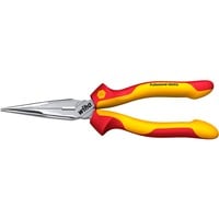 Wiha Pinza piatta tonda Professional electric, Pinza da presa rosso/Giallo