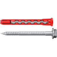 fischer Tassello a gambo lungo HybridPower 10x90 FUS rosso/grigio