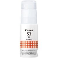 Canon Flacone d'inchiostro rosso GI-53R Originale, Rosso, Canon, PIXMA G650 PIXMA G550, 60 ml, Ad inchiostro
