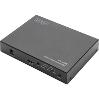 Digitus Processore videowall HDMI 4K, 2x2, Splitter HDMI Nero