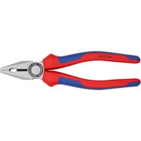 KNIPEX 03 02 200 Pinze da elettricista pinza, Pinze universali blu, Pinze da elettricista, 1,6 cm, Acciaio, Vinile, Blu/Rosso, 20 cm