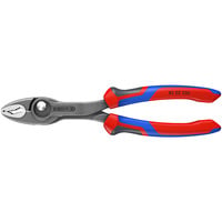 KNIPEX TwinGrip pinza frontale 82 02 200, Pinza da presa rosso/Blu