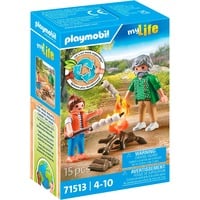 PLAYMOBIL City Life Falò con marshmallow, Giochi di costruzione 