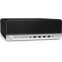 HP ProDesk 600 G5 SFF ricondizionato, PC completo Nero/Argento